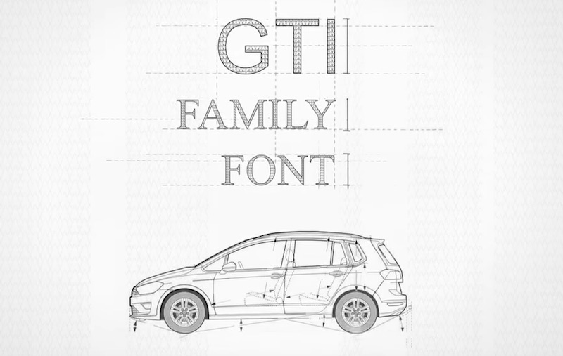 Volkswagen Gti Font