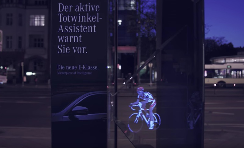 Mercedez-Benz creates outdoor hologram campaign