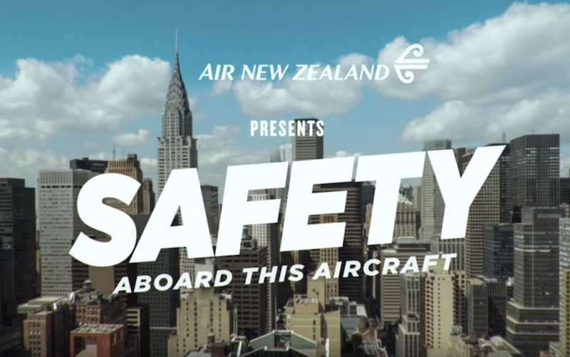 Safety in Hollywood #AirNZSafetyVideo