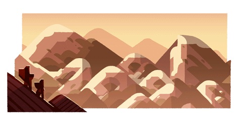 Google 今年から祝日の山の日を記念したロゴに！