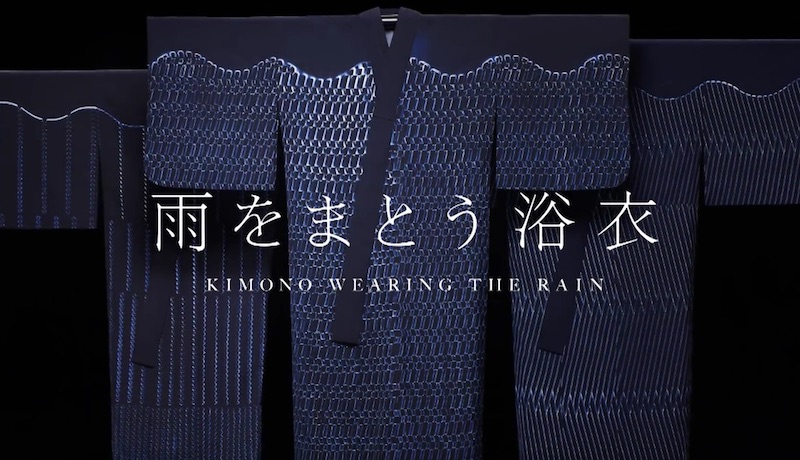 雨をまとう浴衣 KIMONO WEARING THE RAIN