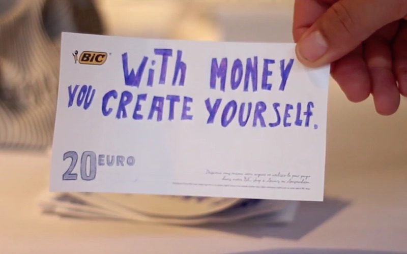 What if you can pay with creativity?