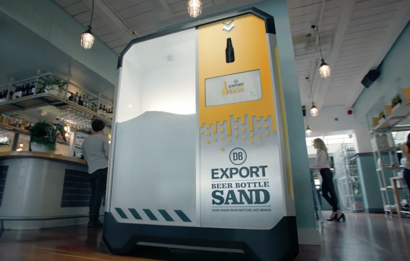 DB Export – Sand Made From Bottles, Not Beach