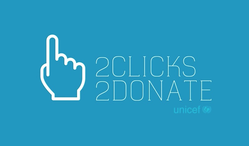 Unicef - 2Clicks2Donate