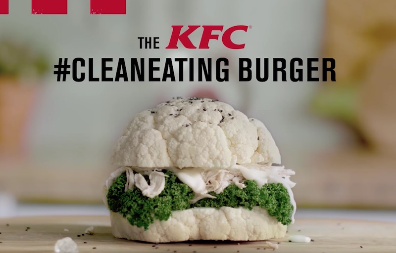 The KFC Clean Eating Burger