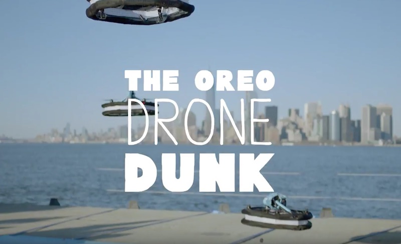 OREO Dunk Challenge The Drone Dunk