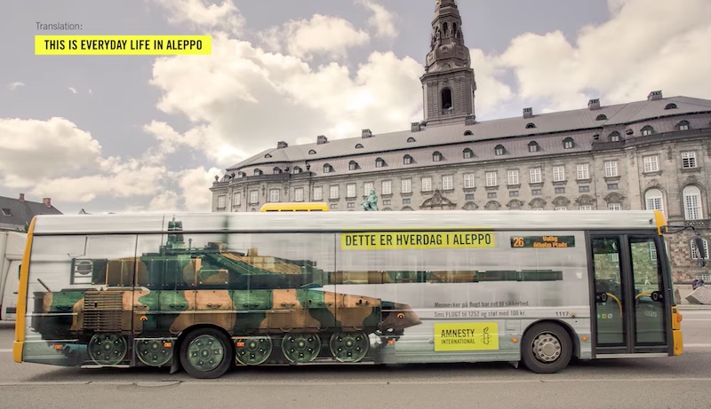 Amnesty International | Bus Tank