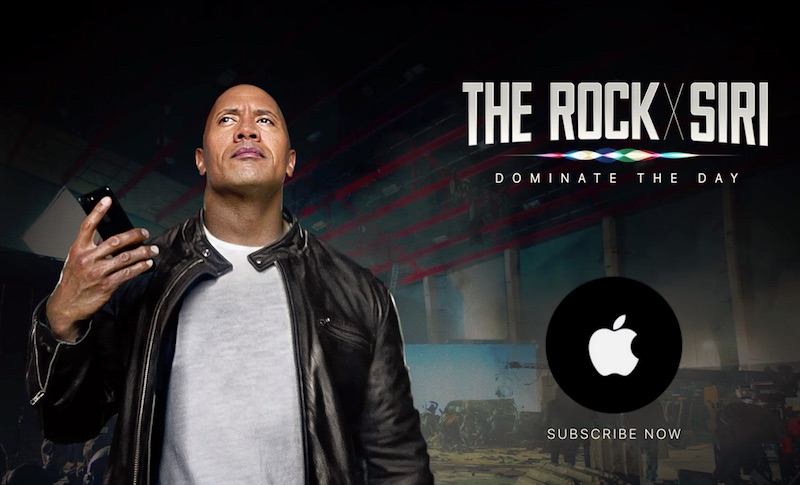 The Rock x Siri Dominate the Day