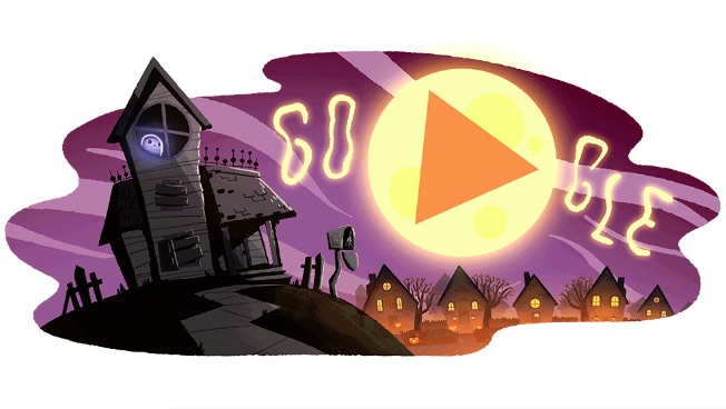 Halloween 2017 Google Doodle Jinx's Night Out