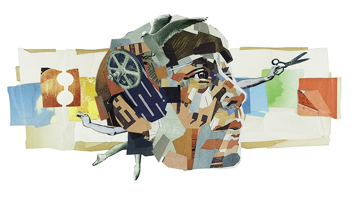 Google ドイツ出身の芸術家ハンナ・ヘッヒ生誕128周年記念ロゴに！