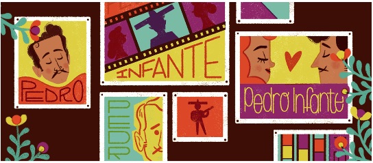 Google メキシコの歌手で俳優でもあるペドロ・インファンテ生誕100周年記念ロゴに！