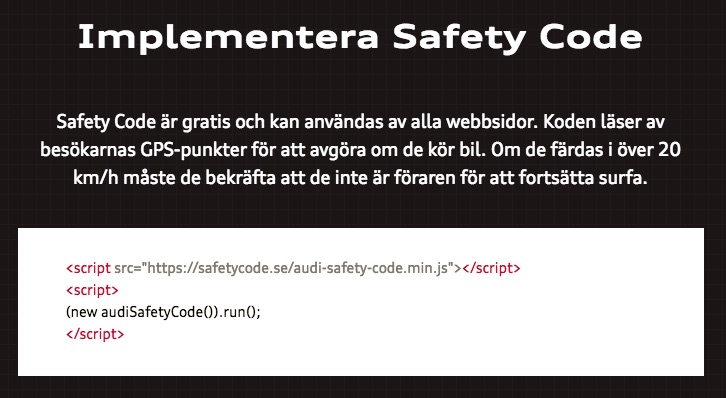 Audi Safety Code
