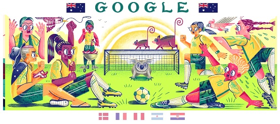 Google 2018年ワールドカップ - 8 日目ロゴに!