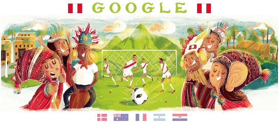 Google 2018年ワールドカップ - 8 日目ロゴに!