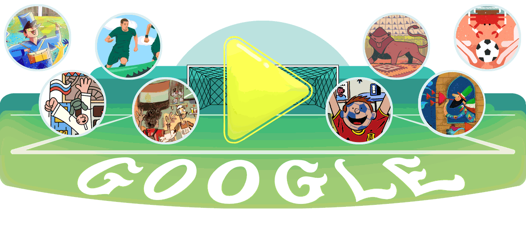 Google 2018年ワールドカップ - 12 日目ロゴに！