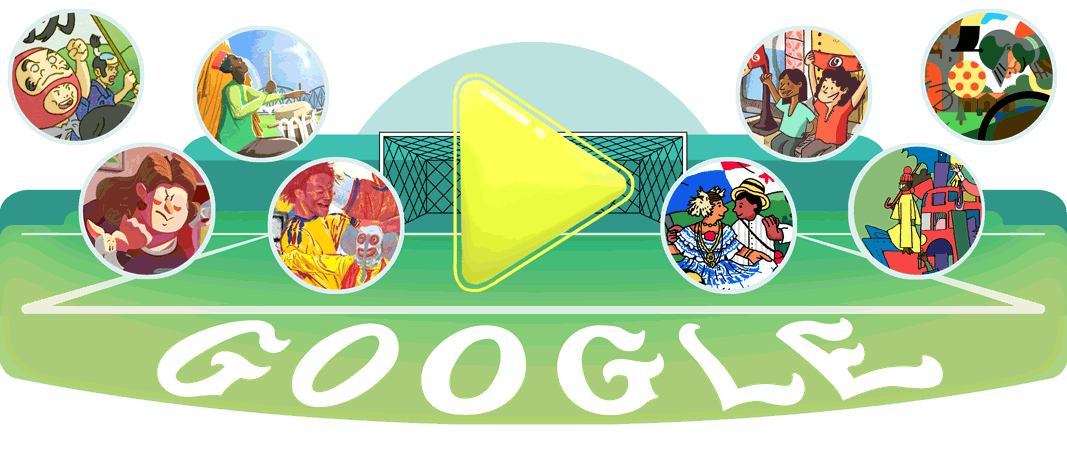 Google 2018年ワールドカップ - 15 日目ロゴに！