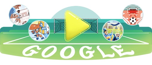 Google 2018年ワールドカップ - 16 日目ロゴに！
