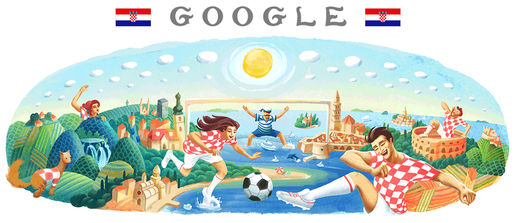 Google 2018年ワールドカップ - 23 日目ロゴに！