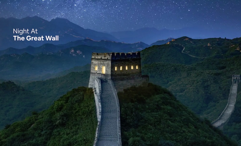 Night AtThe Great Wall