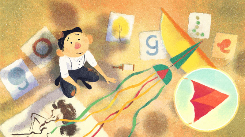 Google バンビの原画家でもあったタイラス・ウォンさん生誕108周年記念ロゴに！
