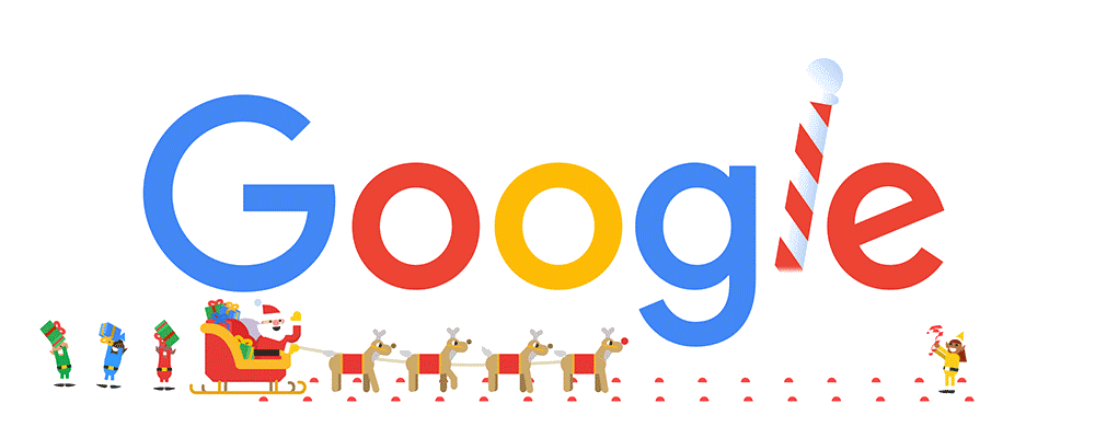 Google 北半球と南半球で少し異なるホリデーシーズン1日目ロゴに！