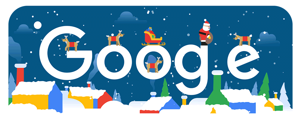Google 北半球と南半球で少し異なるホリデーシーズン2日目ロゴに！