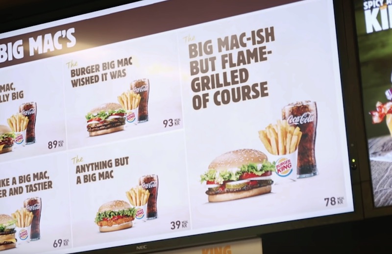 Burger King – The Not Big Mac's