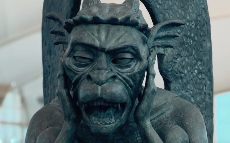 Chatty Gargoyle at Denver International Airport