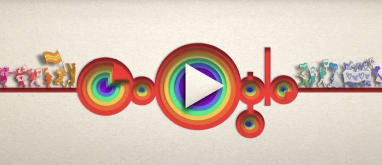 Google LGBTQ+運動のプライド50周年を称えるスライドロゴに！