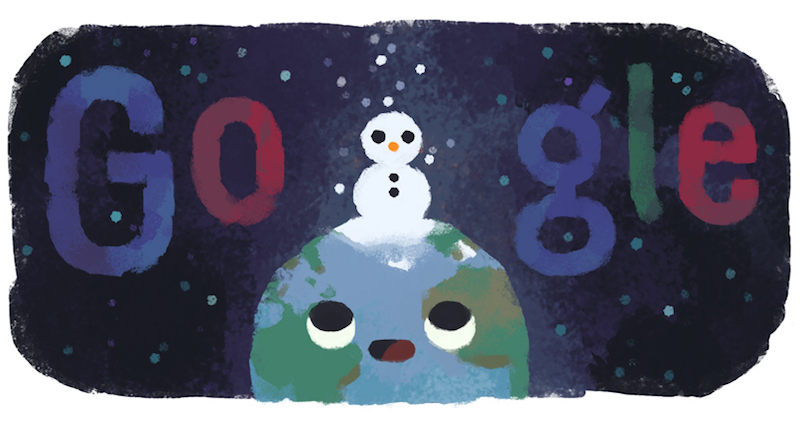 Google 北半球では2019年夏至ロゴに、南半球では2019年冬至ロゴに！