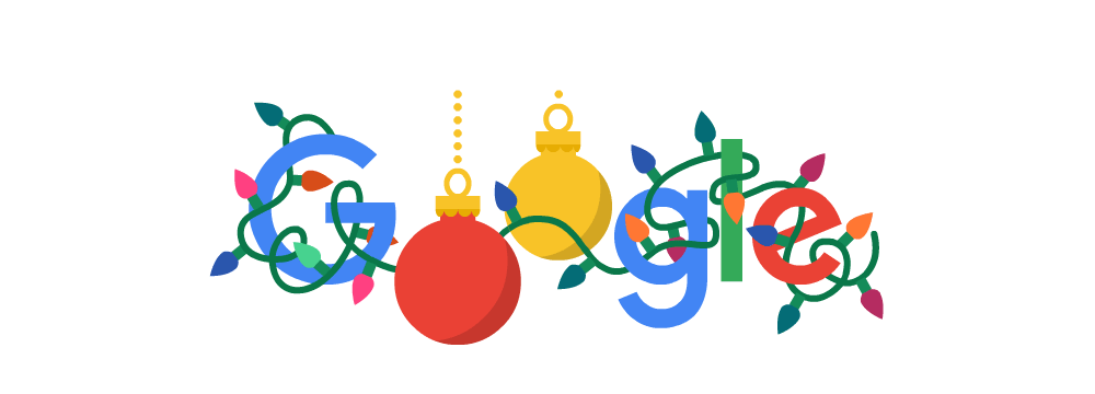 Google 2019 年ハッピーホリデーロゴに！