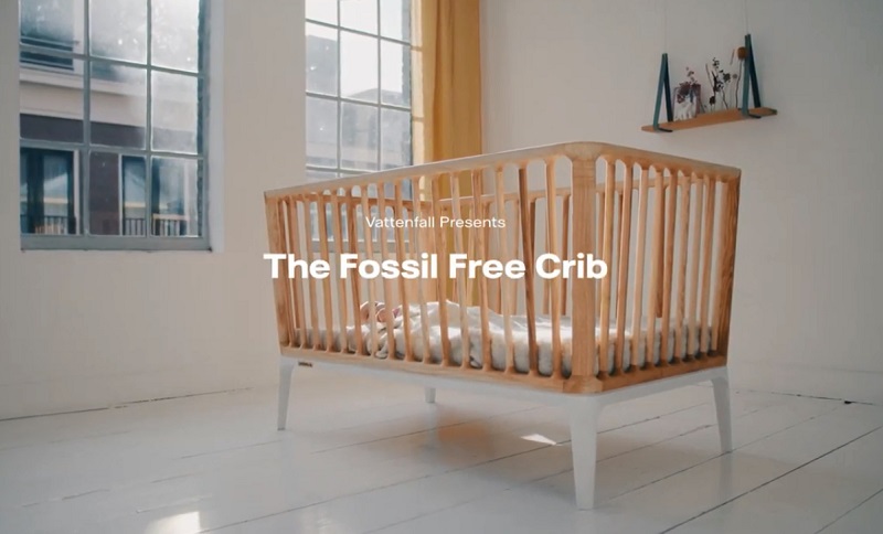 This is the first fossil-free produced bedstead in the world