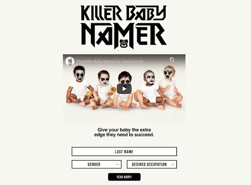 The Killer Baby Namer