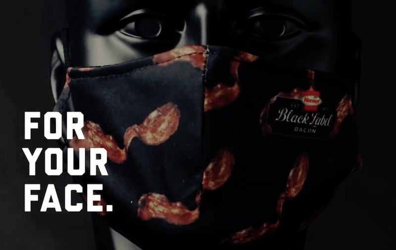 Black Label Bacon - Breathable Bacon Mask