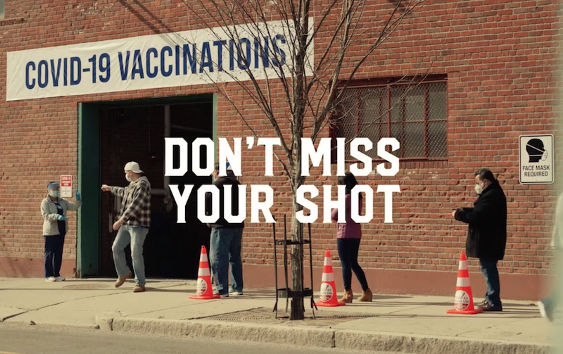 YOUR COUSIN FROM BOSTON GETS VACCINATED