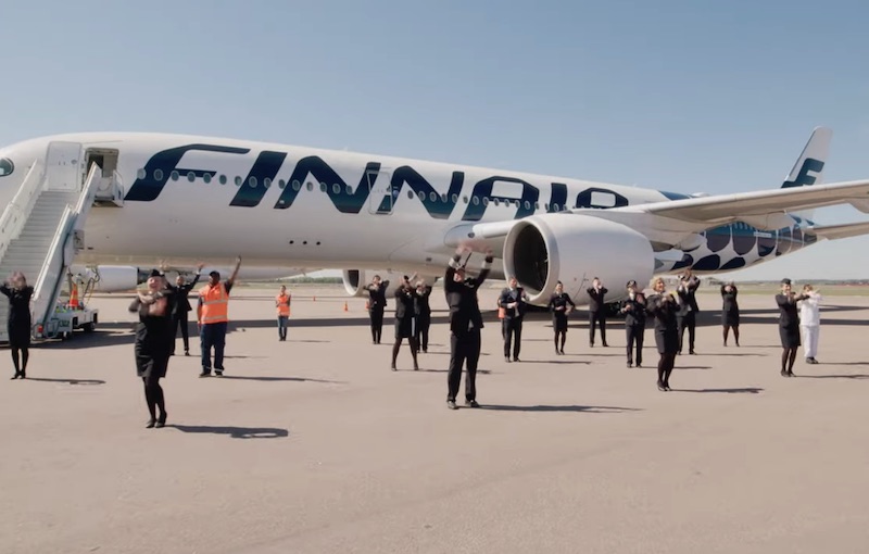Finnair Crew welcomes you back onboard