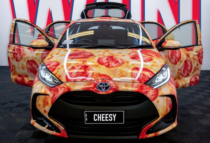 Domino's Pepperoni Pizza Car