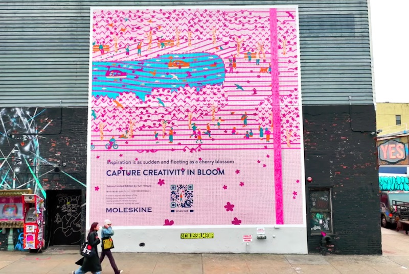 Moleskine - Sakura blooms in Brooklyn