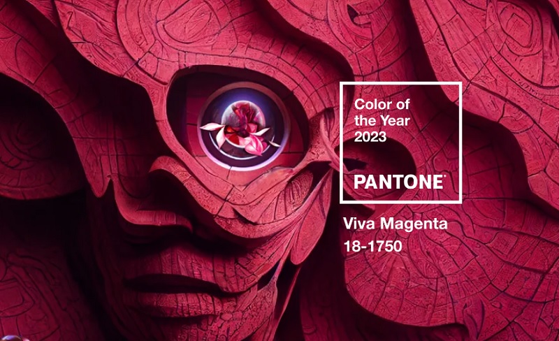 Pantone Color of the Year 2023 PANTONE 18-1750 Viva Magenta