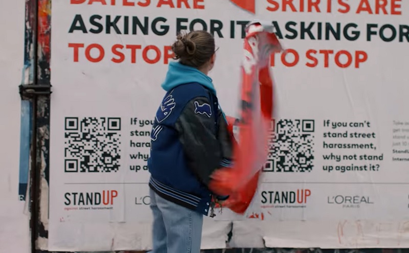 Stand Up Against Street Harassment by L'Oréal Paris with Right to Be