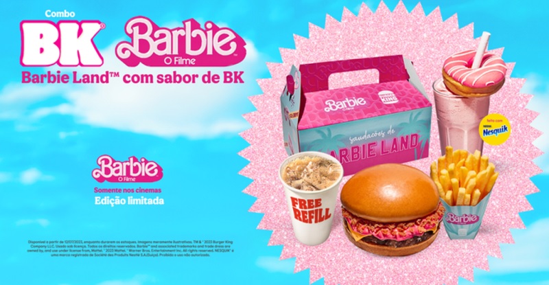 Barbie Land com sabor de BK