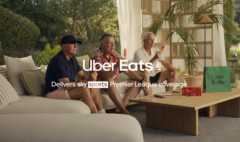 Uber Eats x Sky Sports coverage of the Premier League